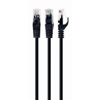 Gembird Cat6 UTP Patch cord, black, 0.25 m