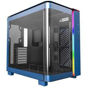 Montech KING 95 Midi Tower, Tempered Glass, ARGB - Berliner Blue -KING95P