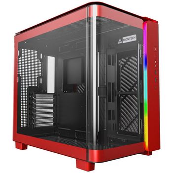 Montech KING 95 Midi-Tower, Tempered Glass, ARGB - red KING95R