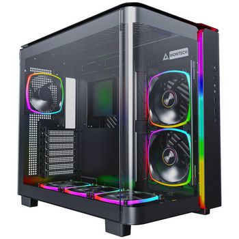 Montech KING 95 PRO Midi-Tower, Tempered Glass, ARGB - black KING95PROB