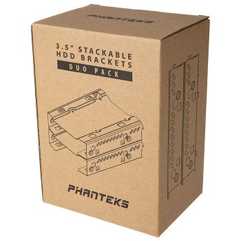 PHANTEKS HDD-Montage-Rahmen, 2x 3,5 Zoll, stapelbar PH-HDDKT_03