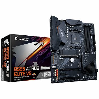 GIGABYTE B550 AORUS ELITE V2, DDR4, SATA3, USB3.2Gen2, DP, 2.5GbE, AM4 ATX