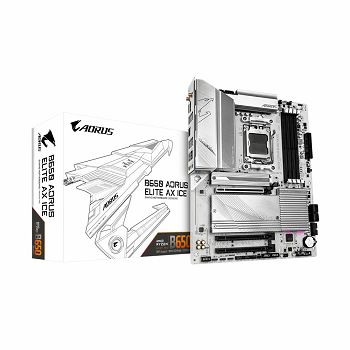 GIGABYTE B650 AORUS ELITE AX ICE, DDR5, SATA3, USB3.2Gen2x2, DP, 2.5GbE, WiFi 6E, AM5 ATX