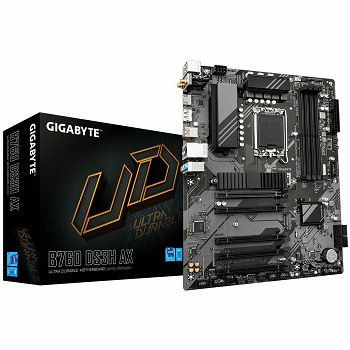 GIGABYTE B760 DS3H AX, DDR5, SATA3, USB3.2Gen2, DP, WiFi, LGA1700 ATX