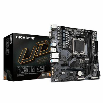 GIGABYTE B650M S2H, DDR5, SATA3, USB3.2Gen1, DP, AM5 mATX