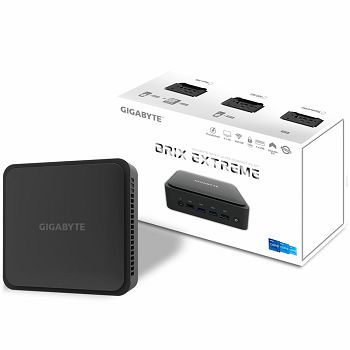 GIGABYTE BRIX Mini-PC NUC i3 1220P, M.2 NVMe, 2.5 GbE, Wi-Fi 6E / BT5.2, Thunderbolt 4/USB4.0