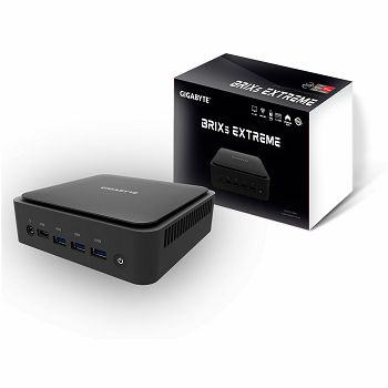 GIGABYTE BRIX Mini-PC NUC Ryzen 3 5300U, M.2 NVMe, 2.5 GbE, Wi-Fi 6 / BT5.2, USB3.2 Gen2