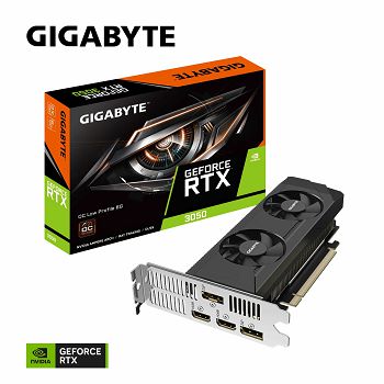 Graphics card GIGABYTE GeForce RTX 3050 OC Low Profile 6G, 6GB GDDR6, PCI-E 4.0