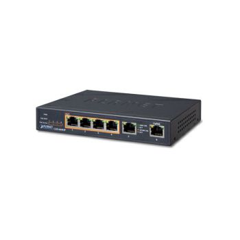 PLANET Gigabit preklopnik (Switch) 4-port 10/100/1000Mbps 802.3at High Power PoE (55W) + 2-Port 10/100/1000T