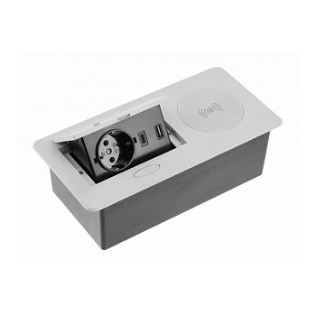 GTV Built-in socket AVARO PLUS, silver