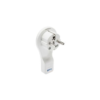 GTV flat plug for cable 16A / 250V, white