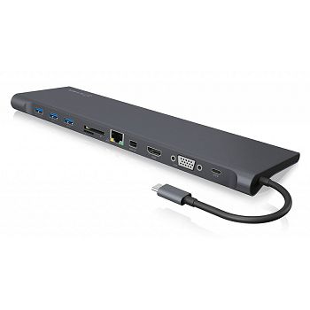 Icybox IB-DK2102-C 11-in-1 USB Type-C DockingStation for Laptop