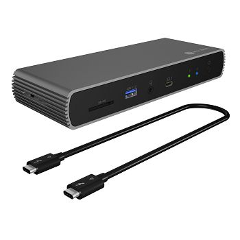 Icybox IB-DK8801-TB4 Thunderbolt 4 Docking Station with Power Delivery PD100W
