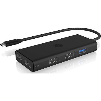 Icybox IB-DK4011-CPD docking station with Power Delivery 100W.