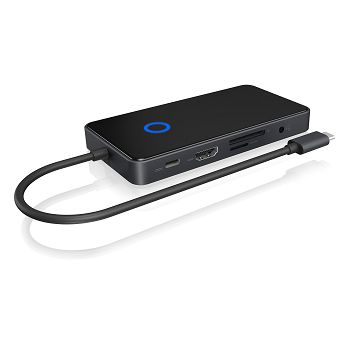 Icybox IB-DK4027-CPD docking station with Power Delivery 100W