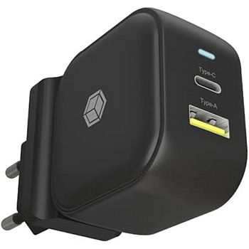 Icybox 38W dual QC 3.0 USB charger with PowerDelivery