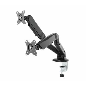 IcyBox dual desktop mount for monitor up to 27 ''