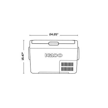 IGLOO Electric compressor refrigerator ICF 32