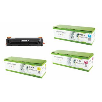 Toner Static Control HP CF540A (203A) BUNDLE