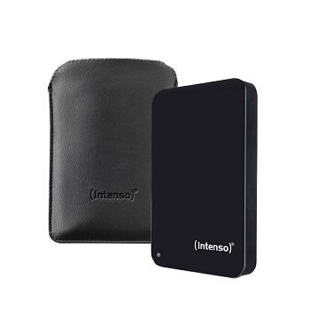 Intenso external disk 1TB 2.5" Memory Drive USB 3.0 Black + case