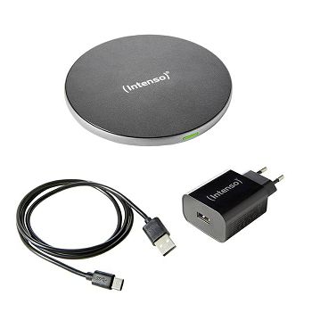 Intenso wireless 15W charger BA2 with power supply