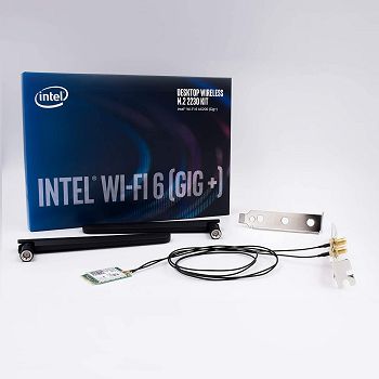 Intel Wi-Fi 6 AX200 (Gig +) Desktop Kit, 2230, 2x2 AX + BT, vPro