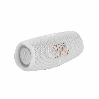 JBL Charge 5 wireless Bluetooth speaker, white