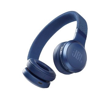 JBL Live 460NC Bluetooth over-ear wireless headphones, blue.