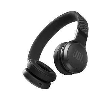 JBL Live 460NC Bluetooth wireless headphones, black.