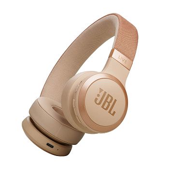 JBL Live 670NC Bluetooth wireless headphones, sand