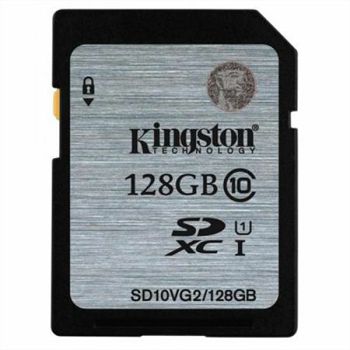 KINGSTON 128GB SDXC CL10 UHS-I 45MB / s MEMORY CARD