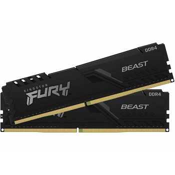 Kingston Fury Beast 32GB Kit (2x16GB) DDR4-3200 DIMM CL16, 1.2V