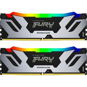 Kingston Fury Renegade RGB 32GB Kit (2x16GB) DDR5-6000 DIMM PC5-48000 CL32, 1.35V