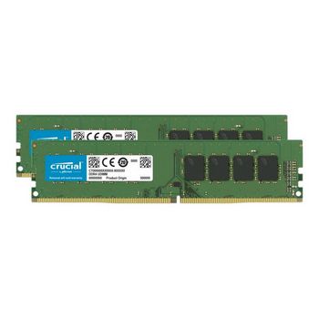 Crucial RAM - 8 GB (2 x 4 GB Kit) - DDR4 2666 DIMM CL19
 - CT2K4G4DFS8266