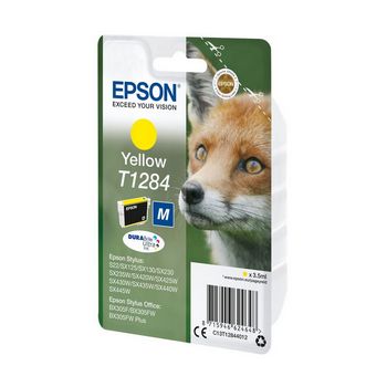 Epson T1284 - M size - yellow - original - ink cartridge
 - C13T12844012