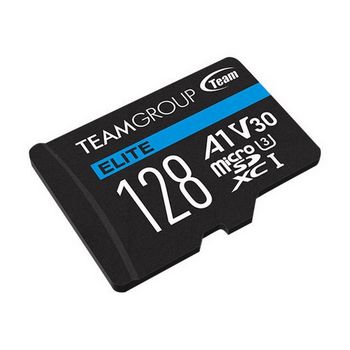 Team ELITE A1 - flash memory card - 128 GB - microSDXC
 - TEAUSDX128GIV30A103