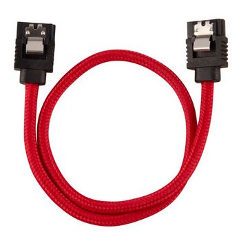 CORSAIR Premium Sleeved SATA Cable 2-pack - Red
 - CC-8900250