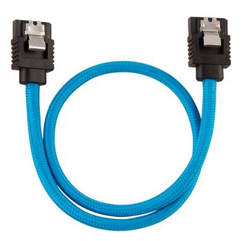 CORSAIR Premium Sleeved SATA Cable 2-pack - Blue
 - CC-8900251