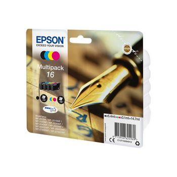 Epson 16 Multipack - 4-pack - black, yellow, cyan, magenta - original - ink cartridge
 - C13T16264012