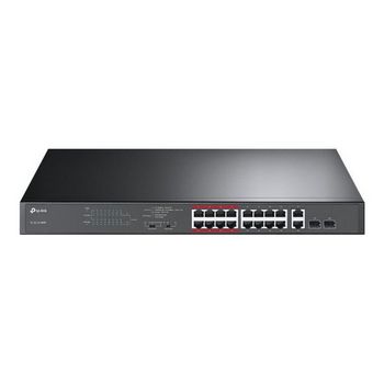 TP-Link TL-SL1218MP - switch - 16 ports - unmanaged - rack-mountable
 - SL1218MP