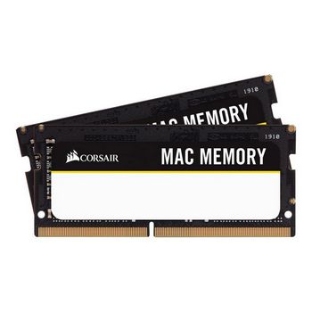 CORSAIR RAM Mac Memory - 32 GB (2 x 16 GB Kit) - DDR4 2666 SO-DIMM CL18
 - CMSA32GX4M2A2666C18