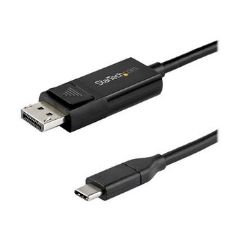 StarTech.com 3ft (1m) USB C to DisplayPort 1.4 Cable 8K 60Hz/4K - Reversible DP to USB-C or USB-C to DP Video Adapter Cable HBR3/HDR/DSC - USB / DisplayPort cable - 1 m
 - CDP2DP141MBD