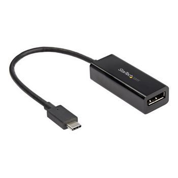 StarTech.com 8K USB C to DisplayPort Adapter - USB Type C to DP 1.4 Alt Mode Video Converter - 8K/5K/4K HBR3 USB C to DisplayPort Monitor - external video adapter - black
 - CDP2DP14B