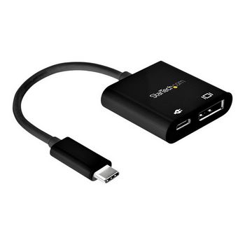 StarTech.com USB C to DisplayPort Adapter with 60W Power Delivery Pass-Through - 8K/4K USB Type-C to DP 1.4 Video Converter w/ Charging - USB / DisplayPort adapter
 - CDP2DP14UCPB