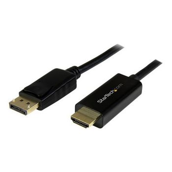 StarTech.com 3 m (10 ft.) DisplayPort to HDMI Adapter Cable - 4K 30Hz DP to HDMI Converter Cable - Computer Monitor Cable (DP2HDMM3MB) - video cable - DisplayPort / HDMI - 3 m
 - DP2HDMM3MB