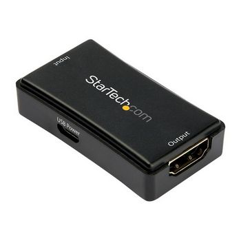 StarTech.com 45ft / 14m HDMI Signal Booster - 4K 60Hz - USB Powered - HDMI Inline Repeater &amp; Amplifier - 7.1 Audio Support (HDBOOST4K2) - video/audio extender - HDMI
 - HDBOOST4K2