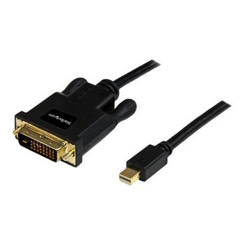 StarTech.com 3 ft Mini DisplayPort to DVI Adapter Cable - Mini DP to DVI Video Converter - MDP to DVI Cable for Mac / PC 1920x1200 - Black (MDP2DVIMM3B) - DisplayPort cable - 91.44 - MDP2DVIMM3B