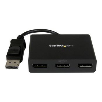StarTech.com 3 Port DisplayPort MST Hub - 4K 30Hz - DisplayPort to DisplayPort Multi Monitor Splitter for 3 DP Monitor Setup (MSTDP123DP) - video splitter - 3 ports
 - MSTDP123DP