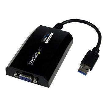 StarTech.com USB 3.0 to VGA Display Adapter 1920x1200 1080p, DisplayLink Certified, Video Converter w/ External Graphics Card - Mac &amp; PC (USB32VGAPRO) - USB / VGA adapter - USB - USB32VGAPRO