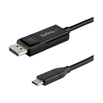 StarTech.com 6ft (2m) USB C to DisplayPort 1.4 Cable 8K 60Hz/4K - Reversible DP to USB-C or USB-C to DP Video Adapter Cable HBR3/HDR/DSC - USB / DisplayPort cable - 2 m
 - CDP2DP142MBD